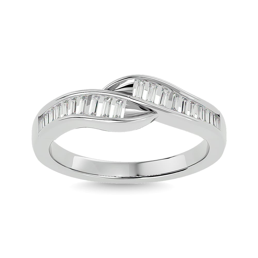 Diamond 1/3 Ct.Tw. Fashion Ring in 14K White Gold: Diamond 1/3 Ct.Tw. Fashion Ring in 14K White Gold 14k White Gold Stone Color: G-h Stone Clarity: I1 Each ring is presented in standard size 6.5. Complimentary resizing is available between sizes 510 (