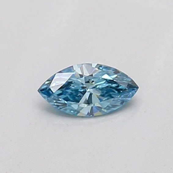 Loose Diamond - MARQUISE 0.16ct Fancy Vivid Blue VS2: Loose Diamond - MARQUISE 0.16ct Fancy Vivid Blue VS2 Source: This is a real non-mined Diamond that has been grown in a lab Shape: MARQUISE Carats: 0.16 Color: Fancy Vivid Blue Certification: IGI The D
