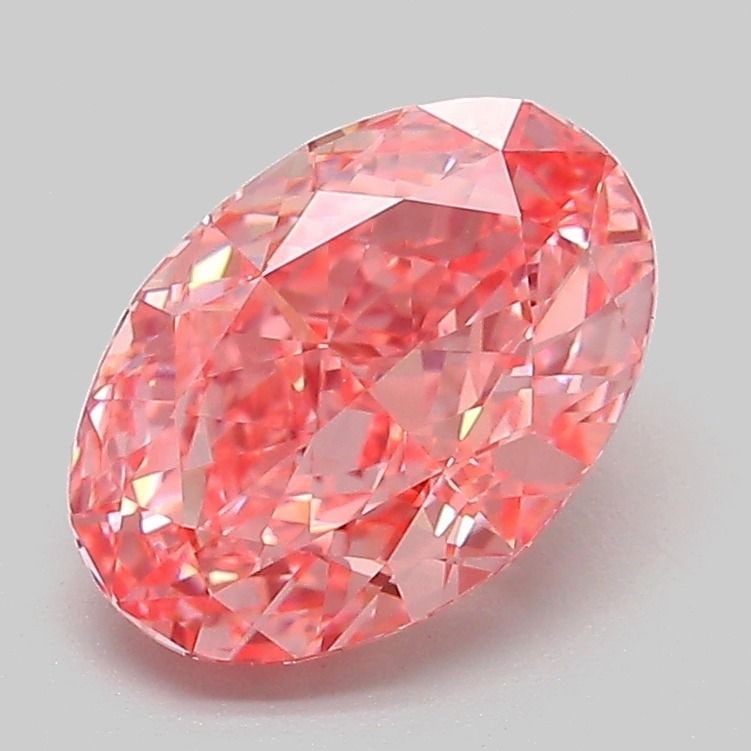 Loose Diamond - OVAL 2.03ct Fancy Vivid Pink VVS2: Loose Diamond - OVAL 2.03ct Fancy Vivid Pink VVS2 Source: This is a real non-mined Diamond that has been grown in a lab Shape: OVAL Carats: 2.03 Color: Fancy Vivid Pink Certification: IGI Video: