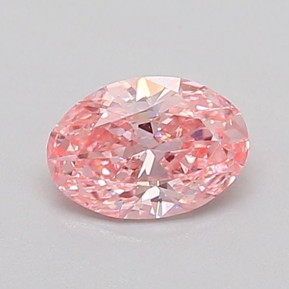 Loose Diamond - OVAL 0.51ct Fancy Vivid Pink VS1: Loose Diamond - OVAL 0.51ct Fancy Vivid Pink VS1 Source: This is a real non-mined Diamond that has been grown in a lab Shape: OVAL Carats: 0.51 Color: Fancy Vivid Pink Certification: IGI Video: