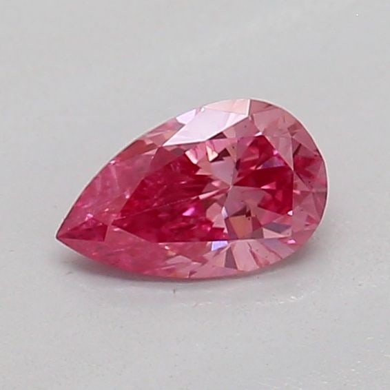 Loose Diamond - PEAR 0.22ct Fancy Vivid Pink SI2: Loose Diamond - PEAR 0.22ct Fancy Vivid Pink SI2 Source: This is a real non-mined Diamond that has been grown in a lab Shape: PEAR Carats: 0.22 Color: Fancy Vivid Pink Certification: IGI The Diamond D