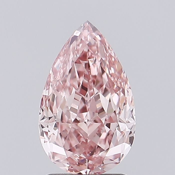 Loose Diamond - PEAR 1.54ct Fancy Vivid Pink VS1: Loose Diamond - PEAR 1.54ct Fancy Vivid Pink VS1 Source: This is a real non-mined Diamond that has been grown in a lab Shape: PEAR Carats: 1.54 Color: Fancy Vivid Pink Certification: IGI Video:
