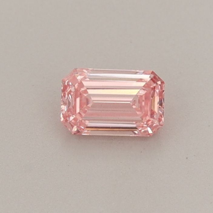 Loose Diamond - EMERALD 0.27ct Fancy Vivid Pink VS1: Loose Diamond - EMERALD 0.27ct Fancy Vivid Pink VS1 Source: This is a real non-mined Diamond that has been grown in a lab Shape: EMERALD Carats: 0.27 Color: Fancy Vivid Pink Certification: IGI Video: