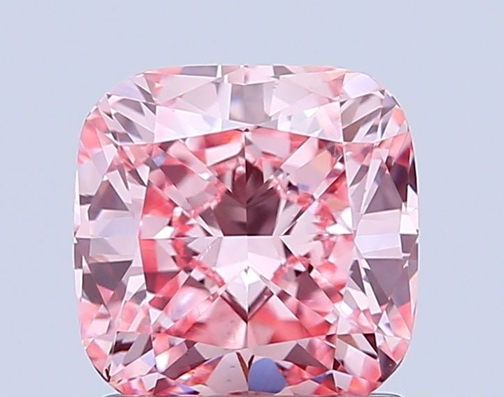 Loose Diamond - CUSHION MODIFIED 1.53ct Fancy Intense Pink VS1: Loose Diamond - CUSHION MODIFIED 1.53ct Fancy Intense Pink VS1 Source: This is a real non-mined Diamond that has been grown in a lab Shape: CUSHION MODIFIED Carats: 1.53 Color: Fancy Intense Pink Cert