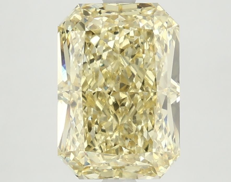 Loose Diamond - RADIANT 4.06ct Fancy Vivid Yellow VS1: Loose Diamond - RADIANT 4.06ct Fancy Vivid Yellow VS1 Source: This is a real non-mined Diamond that has been grown in a lab Shape: RADIANT Carats: 4.06 Color: Fancy Vivid Yellow Certification: IGI Vid