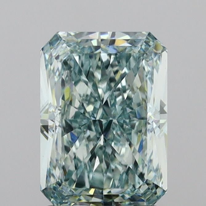 Loose Diamond - RADIANT 1.89ct Fancy Vivid Green VS1