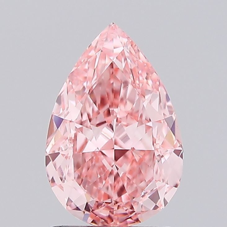 Loose Diamond - PEAR 2.08ct Fancy Vivid Pink VVS2: Loose Diamond - PEAR 2.08ct Fancy Vivid Pink VVS2 Source: This is a real non-mined Diamond that has been grown in a lab Shape: PEAR Carats: 2.08 Color: Fancy Vivid Pink Certification: IGI Video: