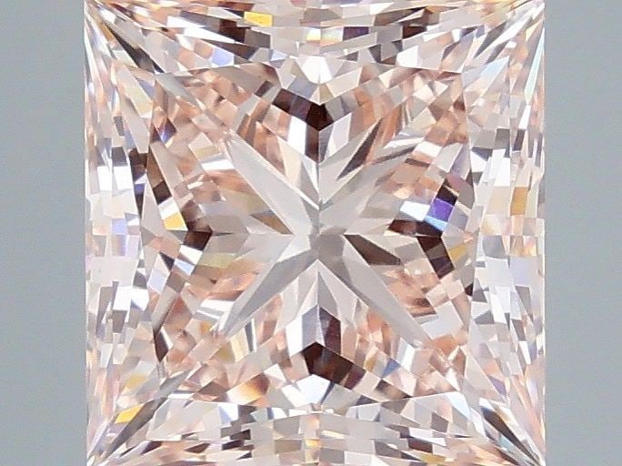 Loose Diamond - PRINCESS 4.75ct Fancy Intense Pink VVS2