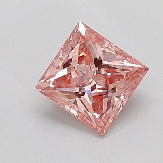 Loose Diamond - PRINCESS 0.5ct Fancy Intense Pink SI2
