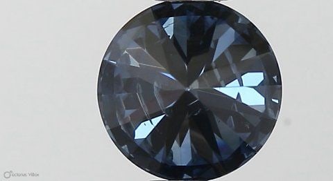 Loose Diamond - ROUND 0.57ct Fancy Deep Blue I1