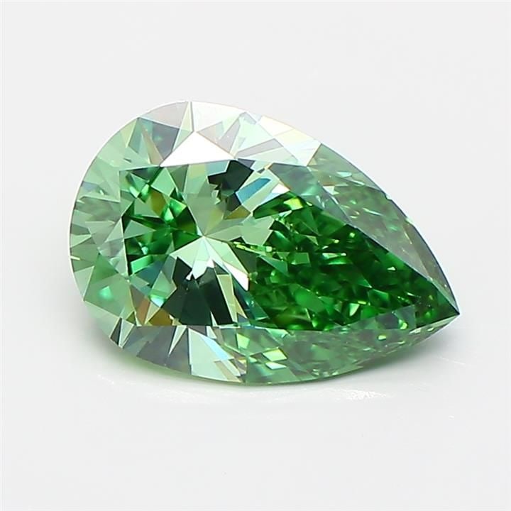 Loose Diamond - PEAR 1.5ct Fancy Vivid Green VS1