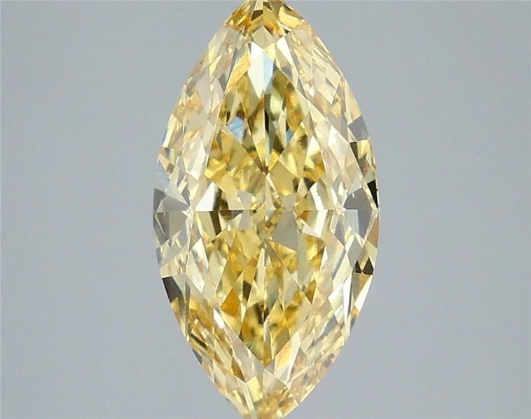 Loose Diamond - MARQUISE 3.1ct Fancy Intense Yellow VS1: Loose Diamond - MARQUISE 3.1ct Fancy Intense Yellow VS1 Source: This is a real non-mined Diamond that has been grown in a lab Shape: MARQUISE Carats: 3.1 Color: Fancy Intense Yellow Certification: IGI