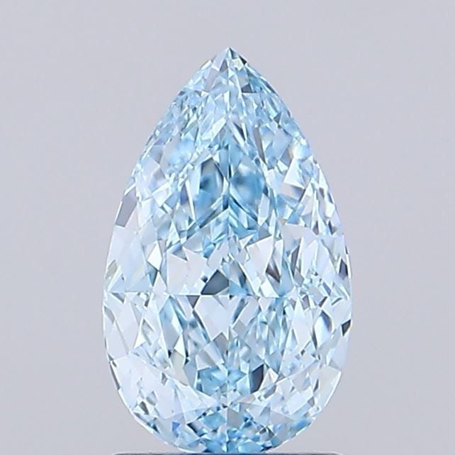 Loose Diamond - PEAR 1.63ct Fancy Vivid Blue VVS2: Loose Diamond - PEAR 1.63ct Fancy Vivid Blue VVS2 Source: This is a real non-mined Diamond that has been grown in a lab Shape: PEAR Carats: 1.63 Color: Fancy Vivid Blue Certification: IGI Video: