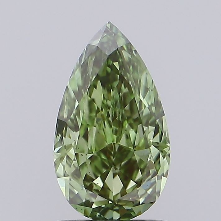 Loose Diamond - PEAR 1.12ct Fancy Vivid Green VS2