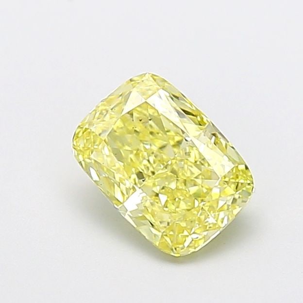 Loose Diamond - CUSHION MODIFIED 1.4ct Fancy Intense Yellow VS2: Loose Diamond - CUSHION MODIFIED 1.4ct Fancy Intense Yellow VS2 Source: This is a real non-mined Diamond that has been grown in a lab Shape: CUSHION MODIFIED Carats: 1.4 Color: Fancy Intense Yellow Ce