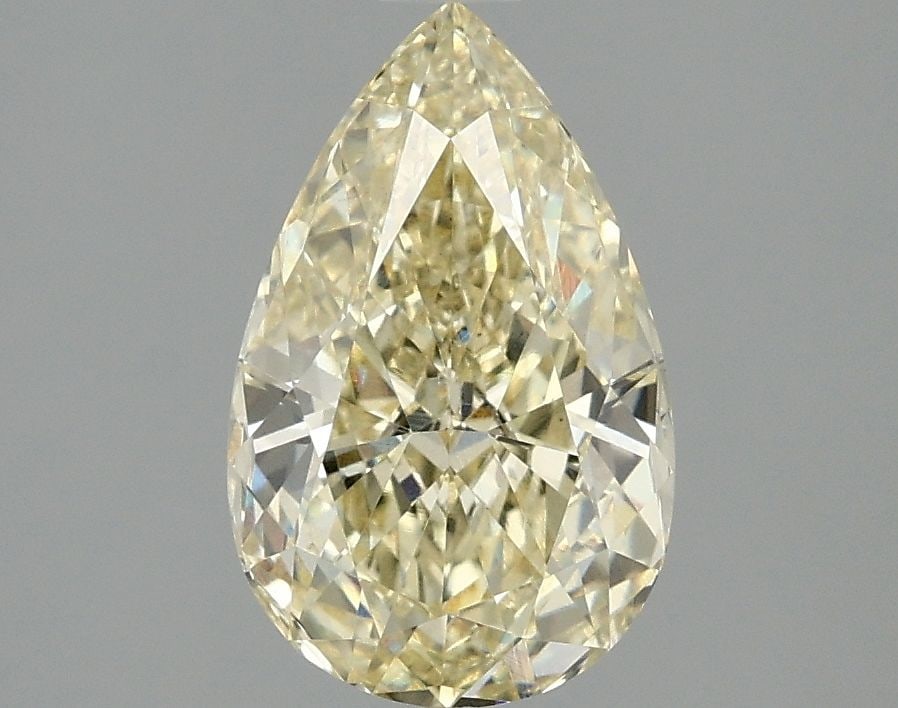 Loose Diamond - PEAR 2.1ct Fancy Yellow VS1: Loose Diamond - PEAR 2.1ct Fancy Yellow VS1 Source: This is a real non-mined Diamond that has been grown in a lab Shape: PEAR Carats: 2.1 Color: Fancy Yellow Certification: IGI Video: