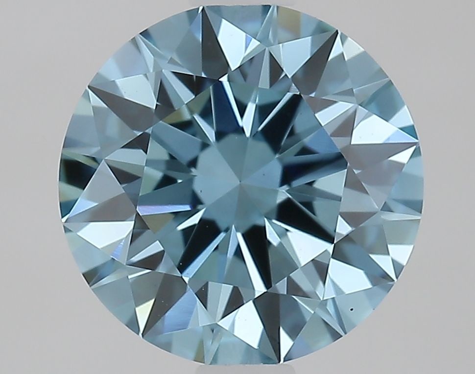 Ideal Loose Diamond - ROUND 1.6ct Fancy Vivid Blue VS1: Ideal Loose Diamond - ROUND 1.6ct Fancy Vivid Blue VS1 Source: This is a real non-mined Diamond that has been grown in a lab Shape: ROUND Carats: 1.6 Color: Fancy Vivid Blue Certification: IGI Video: