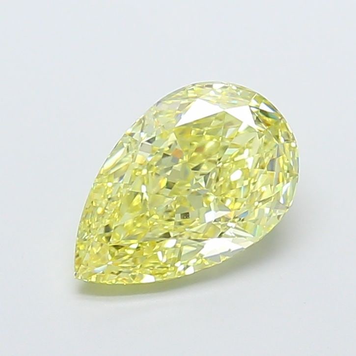 Loose Diamond - PEAR 3.07ct Fancy Intense Yellow VS1