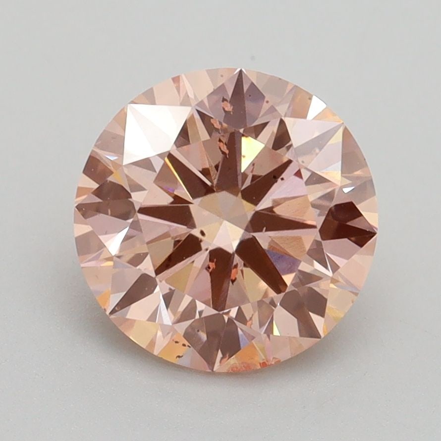 Loose Diamond - ROUND 2.11ct Fancy Intense Pink SI2