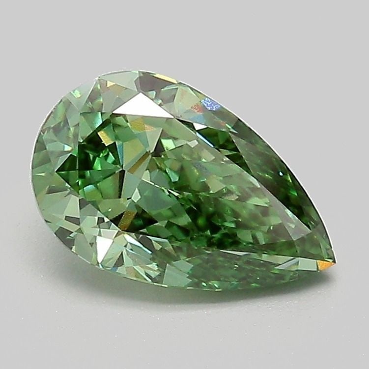 Loose Diamond - PEAR 1.47ct Fancy Vivid Green VS1: Loose Diamond - PEAR 1.47ct Fancy Vivid Green VS1 Source: This is a real non-mined Diamond that has been grown in a lab Shape: PEAR Carats: 1.47 Color: Fancy Vivid Green Certification: IGI The Diamond