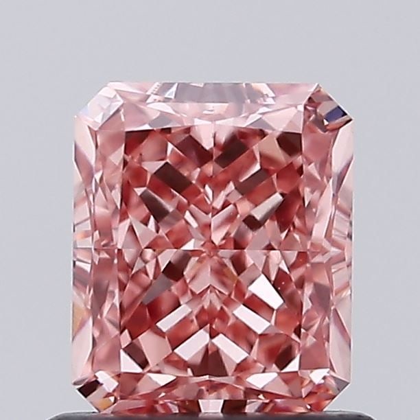 Loose Diamond - RADIANT 1.02ct Fancy Vivid Pink VVS2