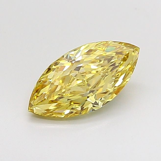 Loose Diamond - MARQUISE 1.51ct Fancy Intense Yellow VVS2
