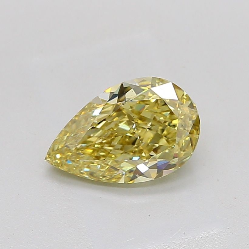 Loose Diamond - PEAR 2.03ct Fancy Intense Yellow VS2: Loose Diamond - PEAR 2.03ct Fancy Intense Yellow VS2 Source: This is a real non-mined Diamond that has been grown in a lab Shape: PEAR Carats: 2.03 Color: Fancy Intense Yellow Certification: IGI Video