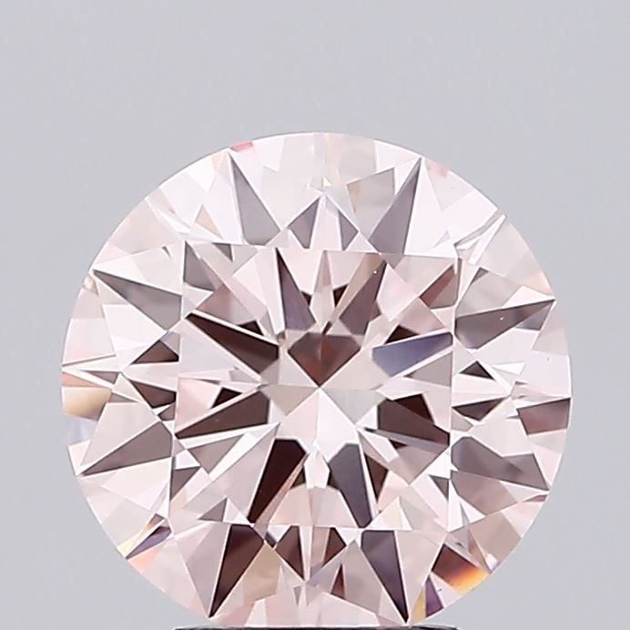 Ideal Loose Diamond - ROUND 3.14ct Fancy Intense Pink VVS2