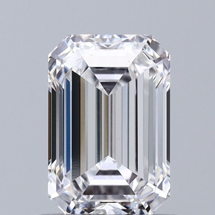 Loose Diamond - EMERALD 1.06ct D VS1: Loose Diamond - EMERALD 1.06ct D VS1 Source: This is a real non-mined Diamond that has been grown in a lab Shape: EMERALD Carats: 1.06 Color: D Clarity: VS1 Certification: IGI Video: