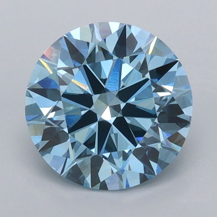 Ideal Loose Diamond - ROUND 1.51ct Fancy Vivid Blue VVS2: Ideal Loose Diamond - ROUND 1.51ct Fancy Vivid Blue VVS2 Source: This is a real non-mined Diamond that has been grown in a lab Shape: ROUND Carats: 1.51 Color: Fancy Vivid Blue Certification: IGI Vide