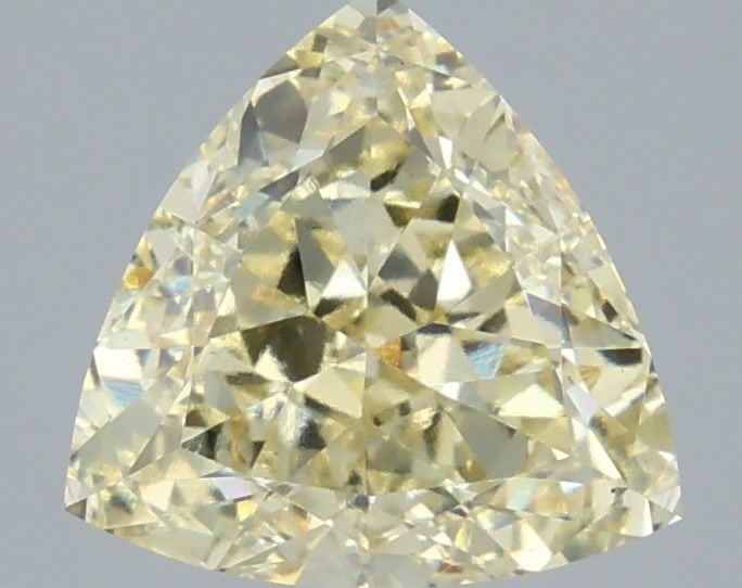 Loose Diamond - TRIANGULAR 3.02ct Fancy Light Yellow VS1