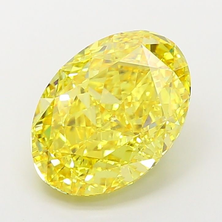 Loose Diamond - OVAL 8.01ct Fancy Vivid Yellow VS1: Loose Diamond - OVAL 8.01ct Fancy Vivid Yellow VS1 Source: This is a real non-mined Diamond that has been grown in a lab Shape: OVAL Carats: 8.01 Color: Fancy Vivid Yellow Certification: IGI Video: