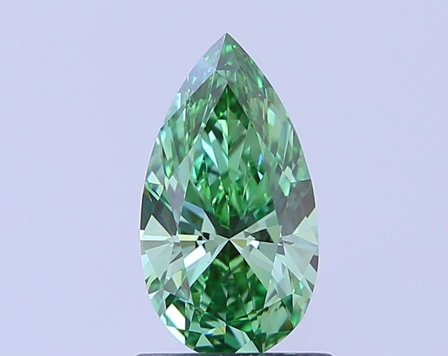 Loose Diamond - PEAR 1.05ct Fancy Vivid Green VVS2