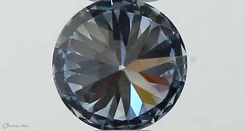 Loose Diamond - ROUND 0.38ct Fancy Intense Blue VVS2