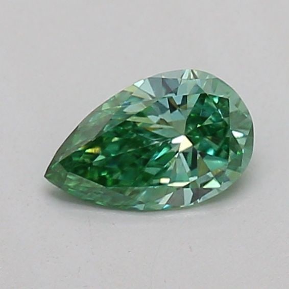 Loose Diamond - PEAR 0.22ct Fancy Vivid Green VS1: Loose Diamond - PEAR 0.22ct Fancy Vivid Green VS1 Source: This is a real non-mined Diamond that has been grown in a lab Shape: PEAR Carats: 0.22 Color: Fancy Vivid Green Certification: IGI Video: