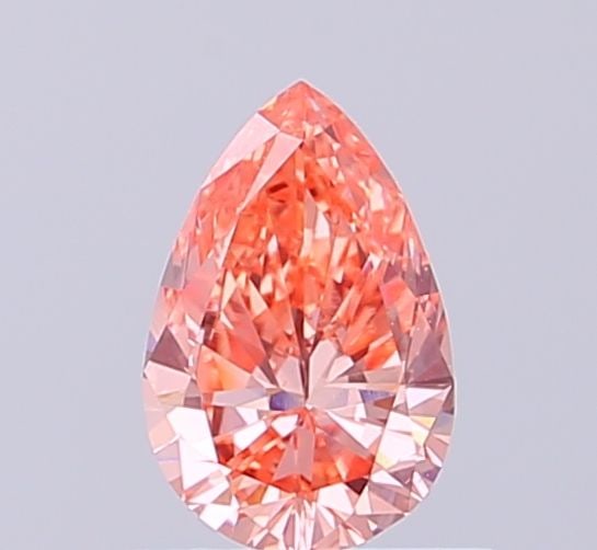 Loose Diamond - PEAR 0.64ct Fancy Vivid Pink VS1