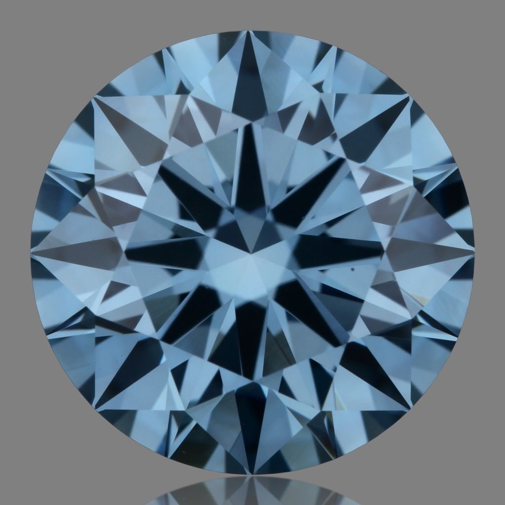 Ideal Loose Diamond - ROUND 2.29ct Fancy Vivid Blue VVS2: Ideal Loose Diamond - ROUND 2.29ct Fancy Vivid Blue VVS2 Source: This is a real non-mined Diamond that has been grown in a lab Shape: ROUND Carats: 2.29 Color: Fancy Vivid Blue Certification: IGI Vide