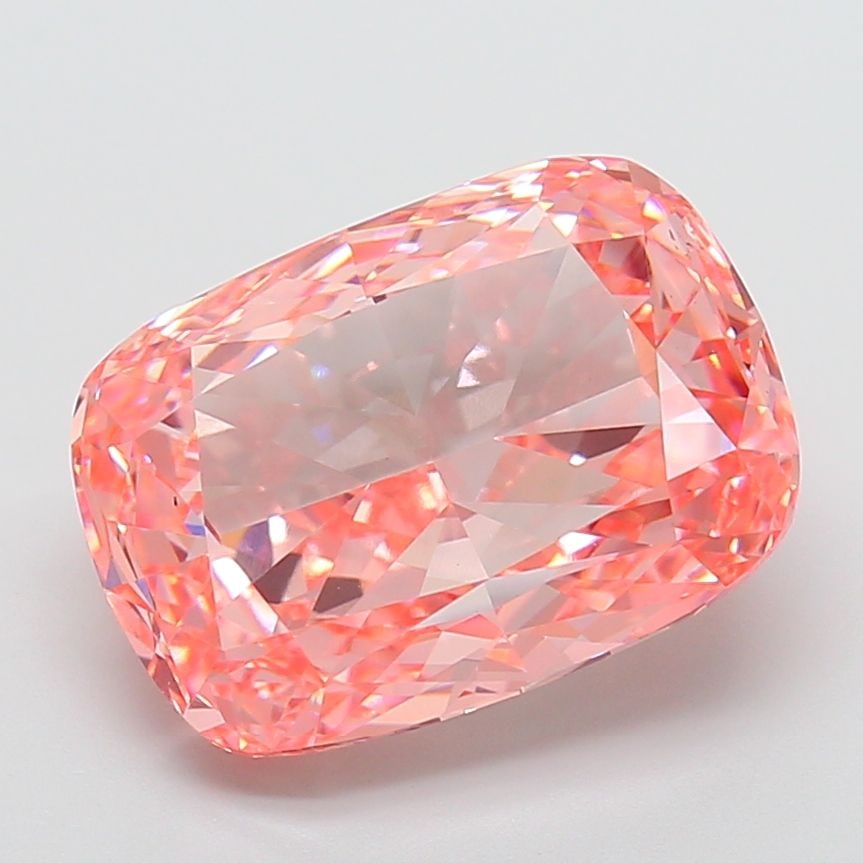 Loose Diamond - CUSHION MODIFIED 9.05ct Fancy Vivid Pink VVS2
