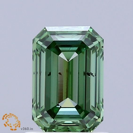 Loose Diamond - EMERALD 1.17ct Fancy Vivid Green SI1: Loose Diamond - EMERALD 1.17ct Fancy Vivid Green SI1 Source: This is a real non-mined Diamond that has been grown in a lab Shape: EMERALD Carats: 1.17 Color: Fancy Vivid Green Certification: IGI Video