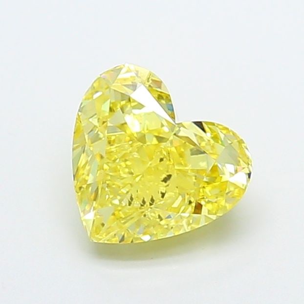 Loose Diamond - HEART 2.58ct Fancy Vivid Yellow SI2: Loose Diamond - HEART 2.58ct Fancy Vivid Yellow SI2 Source: This is a real non-mined Diamond that has been grown in a lab Shape: HEART Carats: 2.58 Color: Fancy Vivid Yellow Certification: IGI Video:
