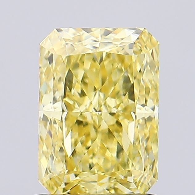 Loose Diamond - RADIANT 1.37ct Fancy Intense Yellow VVS2