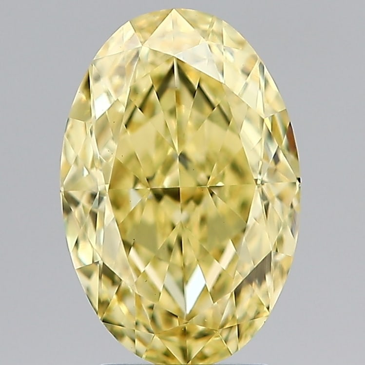 Loose Diamond - OVAL 3.04ct Fancy Intense Yellow VS1