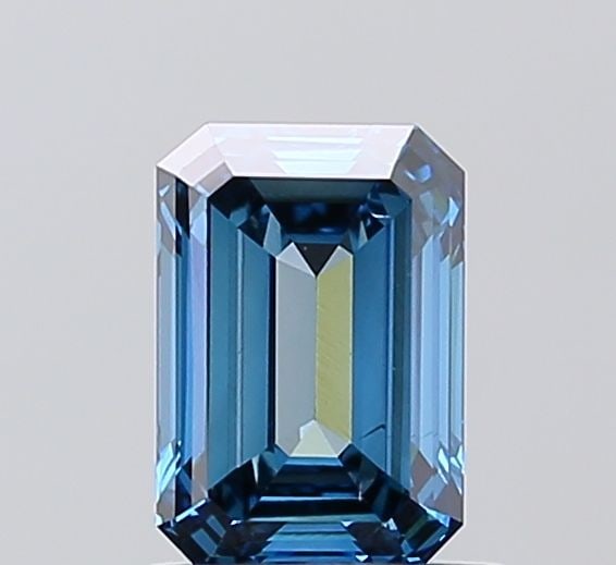 Loose Diamond - EMERALD 1.15ct Fancy Vivid Blue VS2: Loose Diamond - EMERALD 1.15ct Fancy Vivid Blue VS2 Source: This is a real non-mined Diamond that has been grown in a lab Shape: EMERALD Carats: 1.15 Color: Fancy Vivid Blue Certification: IGI Video: