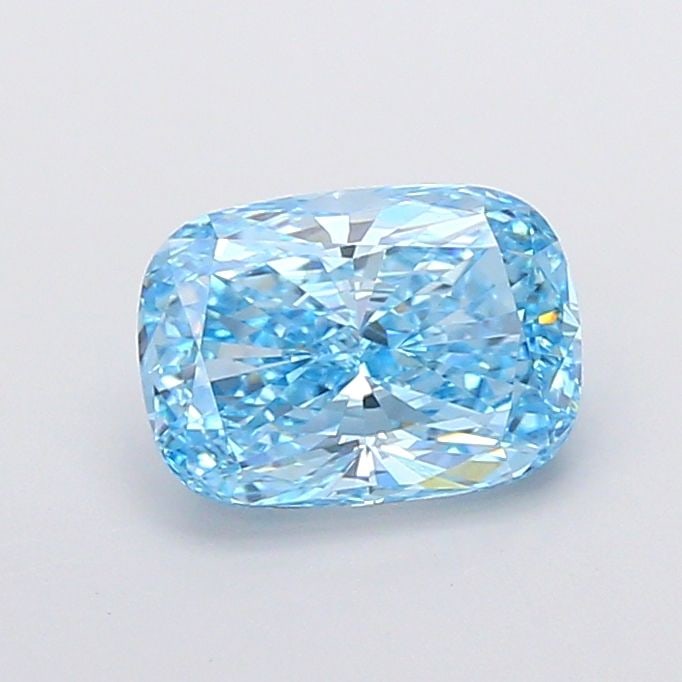 Loose Diamond - CUSHION MODIFIED 2.51ct Fancy Vivid Blue VVS2: Loose Diamond - CUSHION MODIFIED 2.51ct Fancy Vivid Blue VVS2 Source: This is a real non-mined Diamond that has been grown in a lab Shape: CUSHION MODIFIED Carats: 2.51 Color: Fancy Vivid Blue Certifi