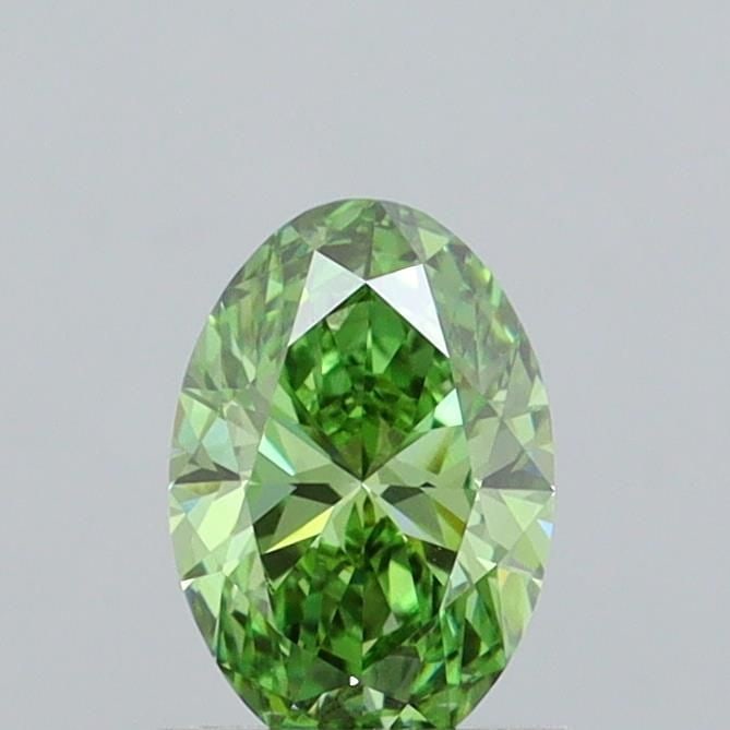Loose Diamond - OVAL 1.0ct Fancy Vivid Green VVS2: Loose Diamond - OVAL 1.0ct Fancy Vivid Green VVS2 Source: This is a real non-mined Diamond that has been grown in a lab Shape: OVAL Carats: 1.0 Color: Fancy Vivid Green Certification: IGI Video: