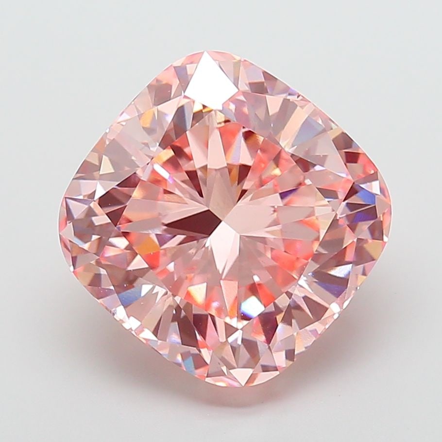 Loose Diamond - CUSHION MODIFIED 15.04ct Fancy Intense Pink VS1: Loose Diamond - CUSHION MODIFIED 15.04ct Fancy Intense Pink VS1 Source: This is a real non-mined Diamond that has been grown in a lab Shape: CUSHION MODIFIED Carats: 15.04 Color: Fancy Intense Pink Ce