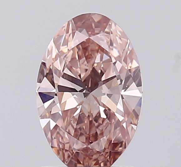 Loose Diamond - OVAL 1.05ct Fancy Intense Brownish Pink VS2: Loose Diamond - OVAL 1.05ct Fancy Intense Brownish Pink VS2 Source: This is a real non-mined Diamond that has been grown in a lab Shape: OVAL Carats: 1.05 Color: Fancy Intense Brownish Pink Certificat