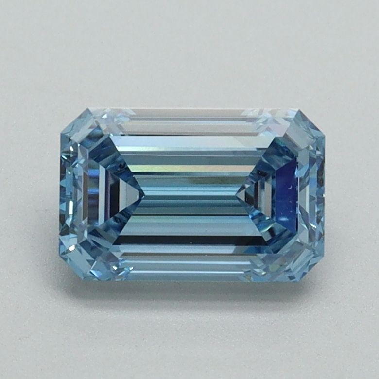 Loose Diamond - EMERALD 1.12ct Fancy Intense Blue VS1: Loose Diamond - EMERALD 1.12ct Fancy Intense Blue VS1 Source: This is a real non-mined Diamond that has been grown in a lab Shape: EMERALD Carats: 1.12 Color: Fancy Intense Blue Certification: IGI Vid