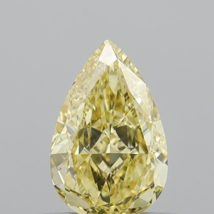 Loose Diamond - PEAR 0.56ct Fancy Yellow VS1: Loose Diamond - PEAR 0.56ct Fancy Yellow VS1 Source: This is a real non-mined Diamond that has been grown in a lab Shape: PEAR Carats: 0.56 Color: Fancy Yellow Certification: IGI Video: