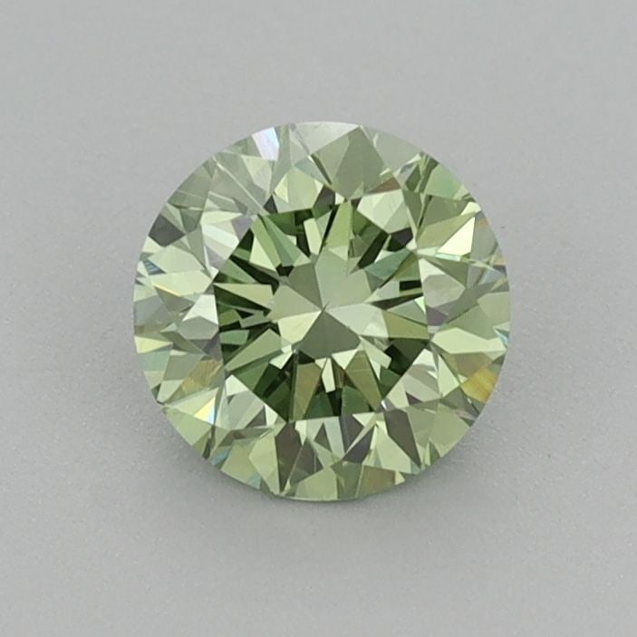 Loose Diamond - ROUND 0.7ct Fancy Vivid Green VS1